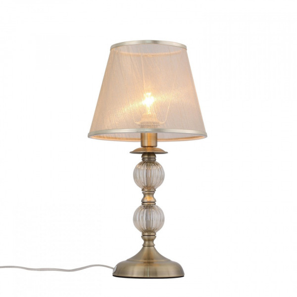Прикроватная лампа SL185.304.01, цвет- Бронза,Прозрачный, от EVOLUCE