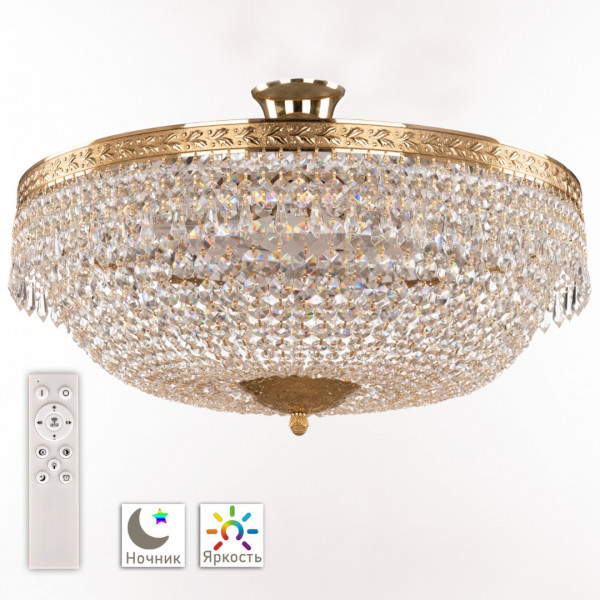 Люстра светодиодная хрустальная 19011/55IV/LED-DIM G Bohemia Ivele Crystal