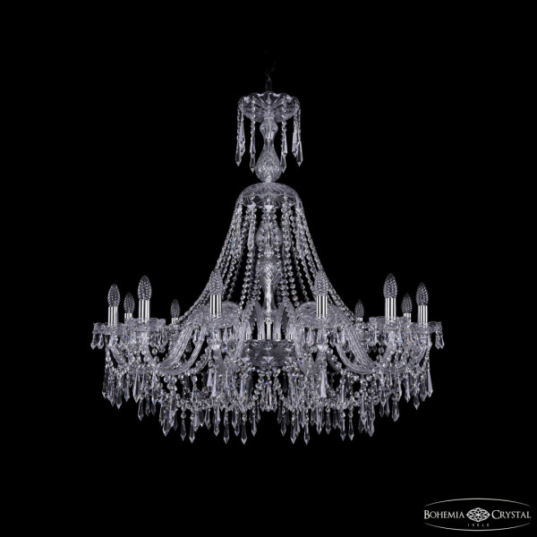 Люстра хрустальная 1403/12/360/XL-100 Ni