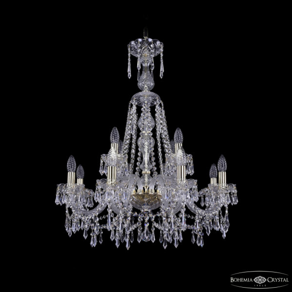 Люстра хрустальная 1403/8+4/240/XL-80 G