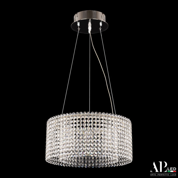 Люстра светодиодная хрустальная SH02.40.A.Ni.4000 APL LED