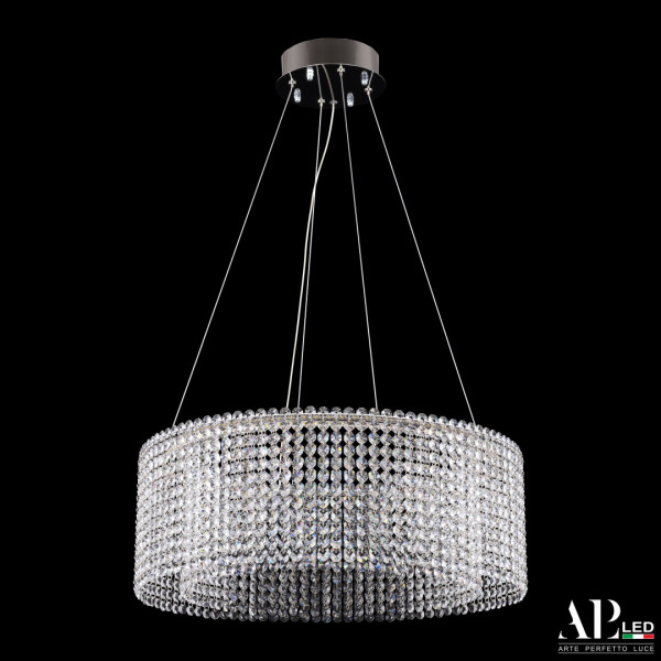 Люстра светодиодная хрустальная SH02.55.A.Ni.4000 APL LED