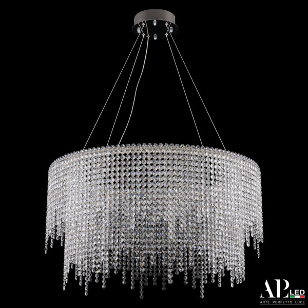 Люстра светодиодная хрустальная SH02.73.D.Ni.4000 APL LED