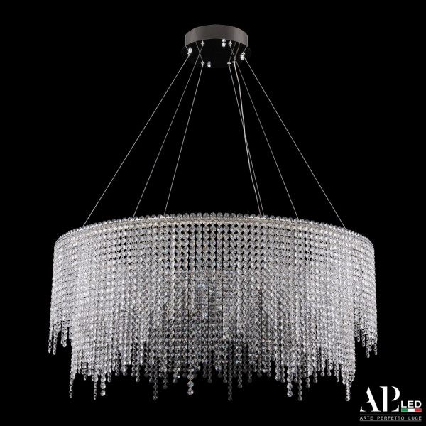 Люстра светодиодная хрустальная SH02.93.D.Ni.4000 APL LED