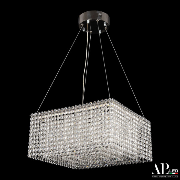 Люстра светодиодная хрустальная SH03.40.A.Ni.4000 APL LED