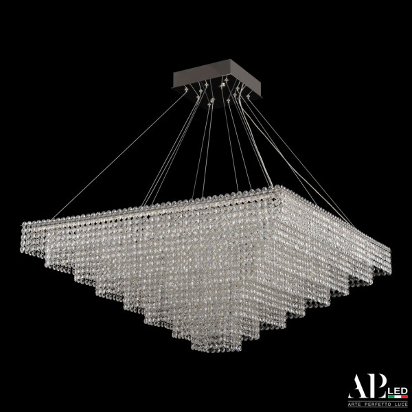 Люстра светодиодная хрустальная SH03.80.C.Ni.4000 APL LED