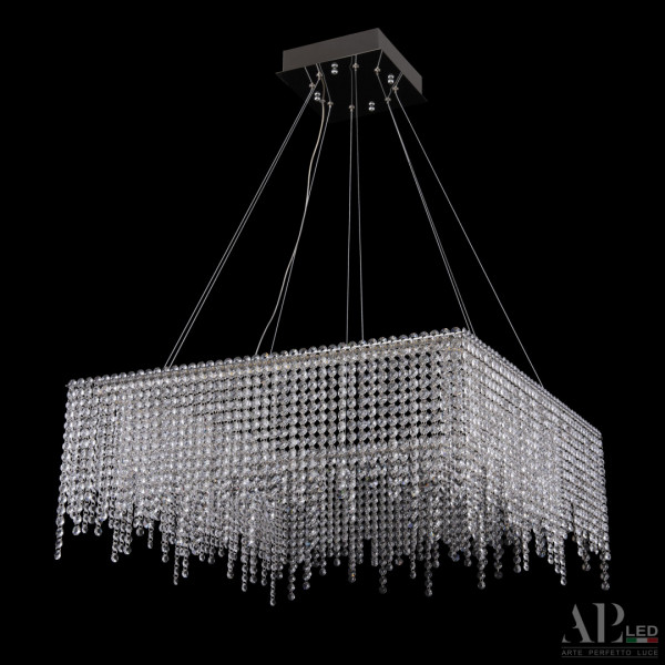 Люстра светодиодная хрустальная SH04.71.B.Ni.4000 APL LED
