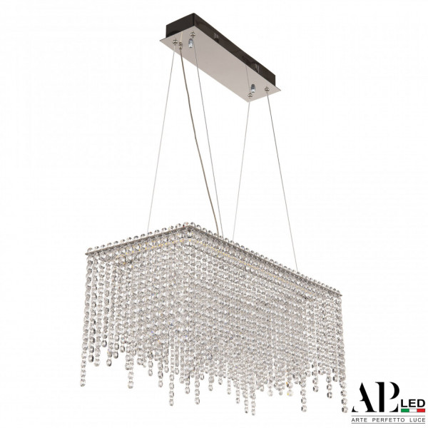 Люстра светодиодная хрустальная SH05.57.B.Ni.4000 APL LED