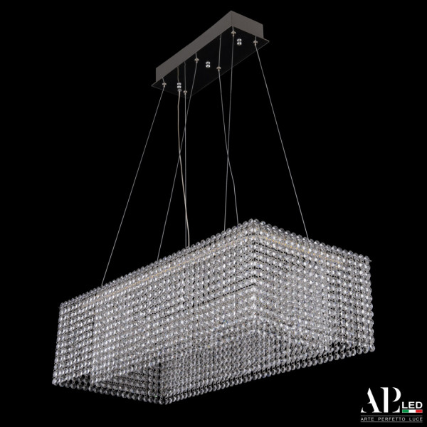 Люстра светодиодная хрустальная SH05.74.A.Ni.4000 APL LED