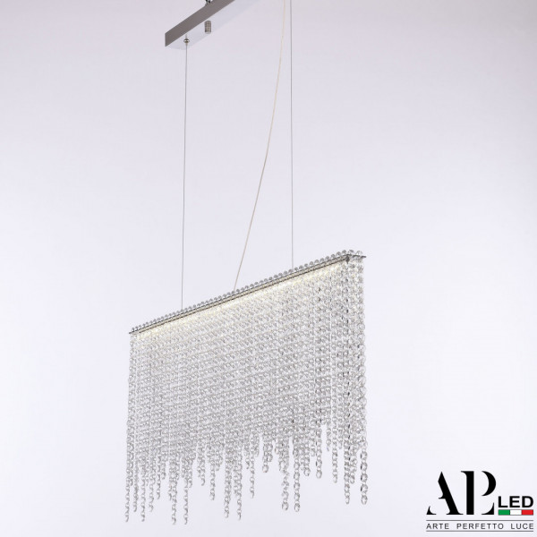 Люстра светодиодная хрустальная SH06.70.B.Ni.4000 APL LED