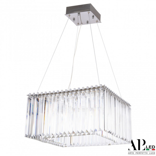 Люстра светодиодная хрустальная SH10.42.A.Ni.4000 APL LED