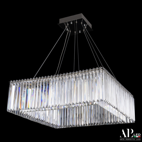 Люстра светодиодная хрустальная SH10.71.A.Ni.4000 APL LED