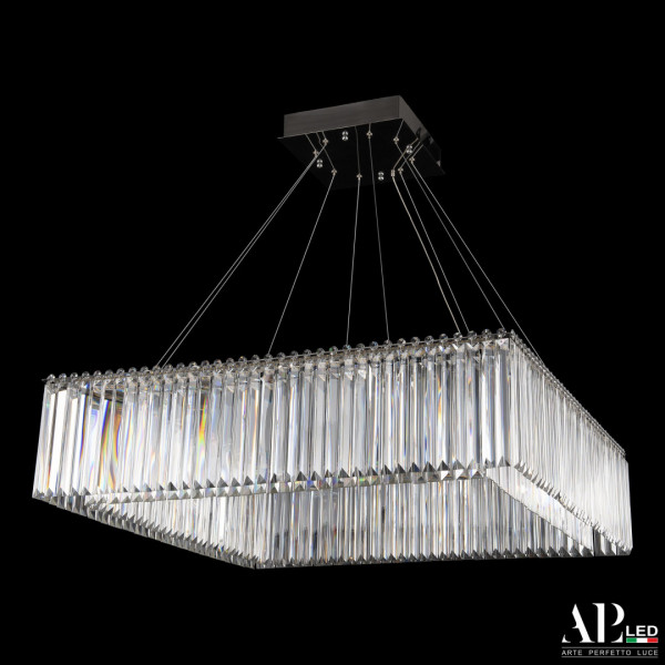 Люстра светодиодная хрустальная SH10.86.A.Ni.4000 APL LED