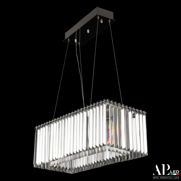 Люстра светодиодная хрустальная SH11.57.A.Ni.4000 APL LED