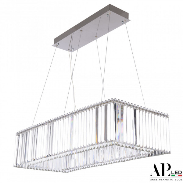 Люстра светодиодная хрустальная SH11.92.A.Ni.4000 APL LED