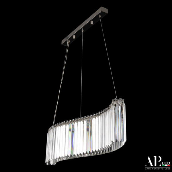 Люстра светодиодная хрустальная SH12.80.A.Ni.4000 APL LED