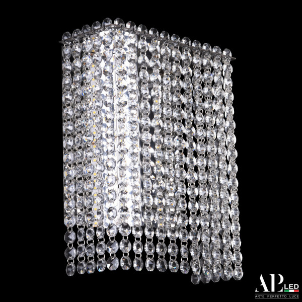 Бра светодиодные хрустальные SH500.B1.20-27.A.Ni.4000 APL LED