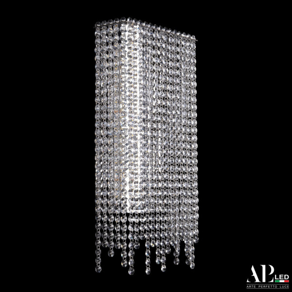 Бра светодиодные хрустальные SH500.B1.25-45.B.Ni.4000 APL LED