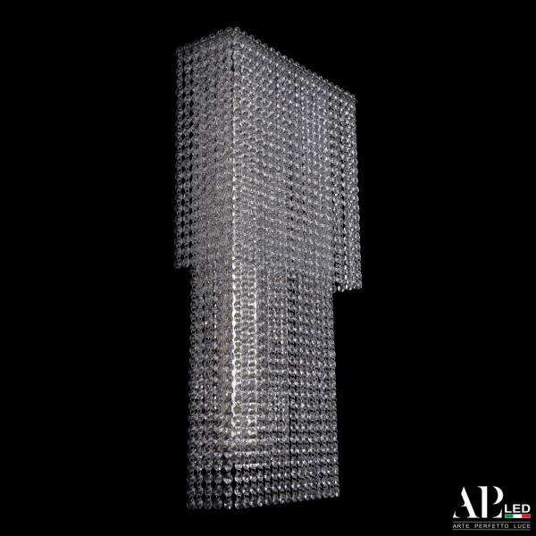 Бра светодиодные хрустальные SH500.B3.35-70.A.Ni.4000 APL LED