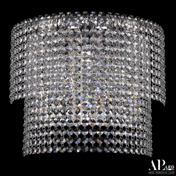 Бра светодиодные хрустальные SH500.B4.35-27.A.Ni.4000 APL LED