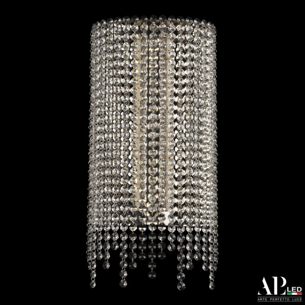 Бра светодиодные хрустальные SH500.B5.25-45.B.Ni.4000 APL LED