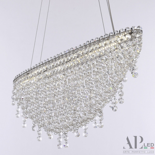 Люстра светодиодная хрустальная SH505.0.60.B.Ni.4000 APL LED