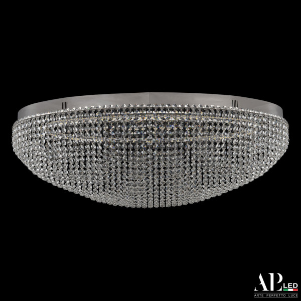 Люстра светодиодная хрустальная SH508.2.80.A.Ni.4000 APL LED