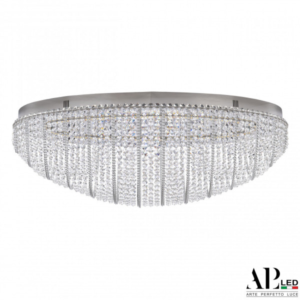 Люстра светодиодная хрустальная SH508.2.80.M.Ni.4000 APL LED
