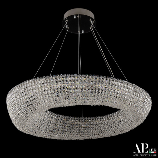 Люстра светодиодная хрустальная SH510.0.80.A.Ni.4000 APL LED