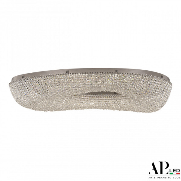 Люстра светодиодная хрустальная SH523.2.120.A.Ni.4000 APL LED