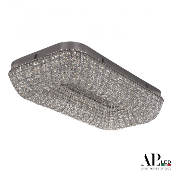 Люстра светодиодная хрустальная SH622.2.80.M.Ni.4000 APL LED