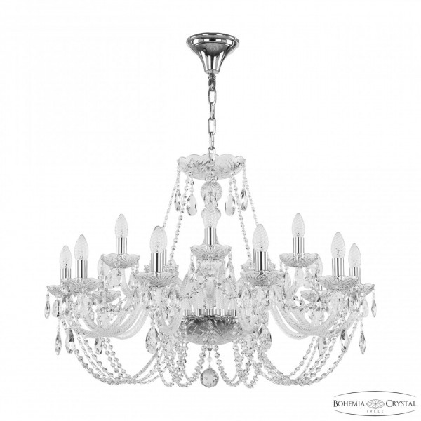 Люстра хрустальная 101/10+5/300 Ni Bohemia Ivele Crystal