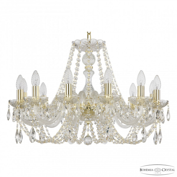 Люстра хрустальная 101/12/240 G Bohemia Ivele Crystal