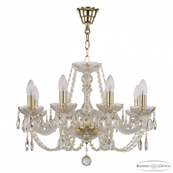 Люстра хрустальная 101/8/195 G Bohemia Ivele Crystal