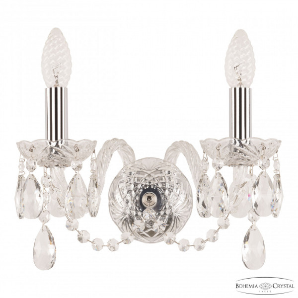 Бра хрустальные 101B/2/141 Ni Bohemia Ivele Crystal