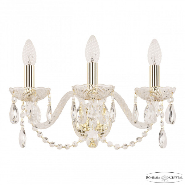 Бра хрустальные 101B/3/165 G Bohemia Ivele Crystal