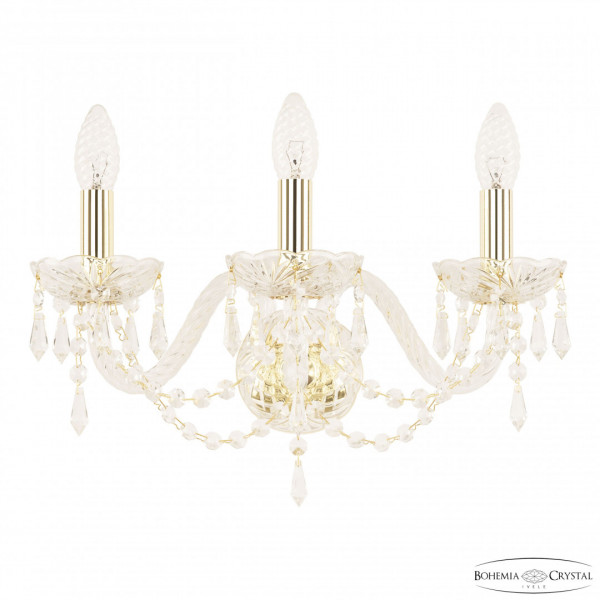 Бра хрустальные 104B/3/165 G Bohemia Ivele Crystal