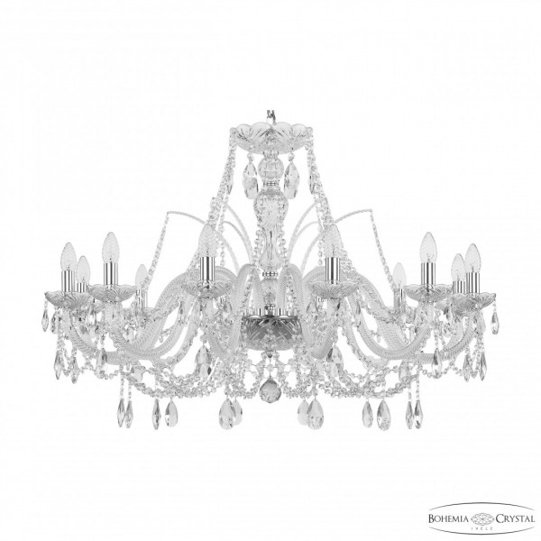 Люстра хрустальная 105/12/360 Ni Bohemia Ivele Crystal