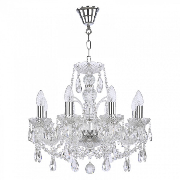 Люстра хрустальная 105/8/165 Ni Bohemia Ivele Crystal