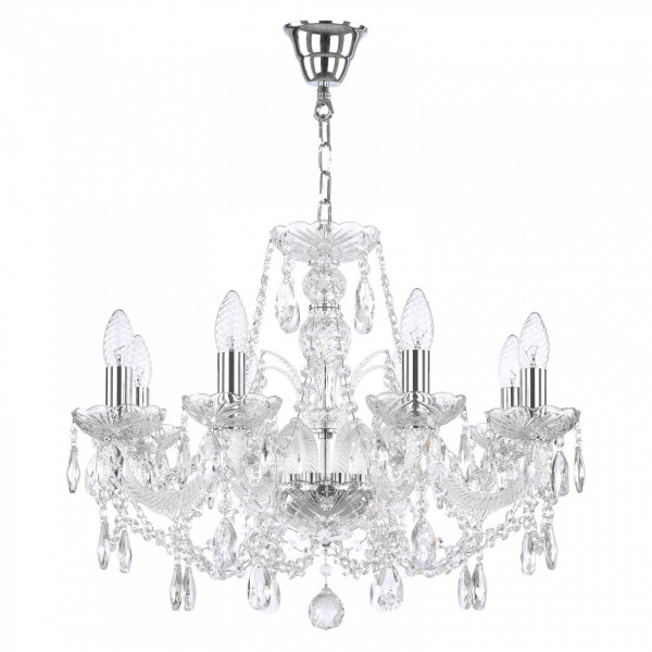Люстра хрустальная 105/8/195 Ni Bohemia Ivele Crystal