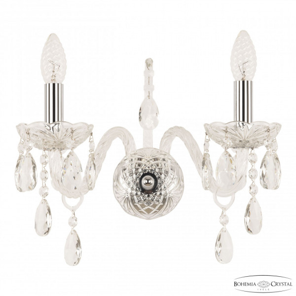 Бра хрустальные 105B/2/165 Ni Bohemia Ivele Crystal