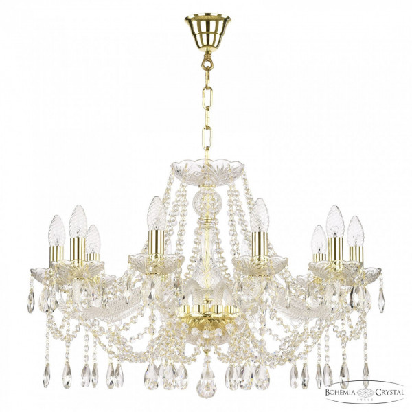 Люстра хрустальная 107/10/240 G Bohemia Ivele Crystal