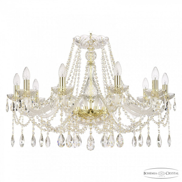 Люстра хрустальная 107/10/300 G Bohemia Ivele Crystal