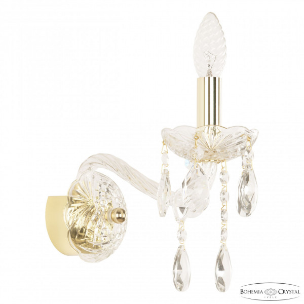 Бра хрустальные 107B/1/165 G Bohemia Ivele Crystal