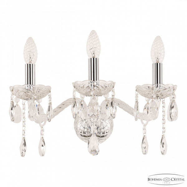 Бра хрустальные 107B/3/165 Ni Bohemia Ivele Crystal