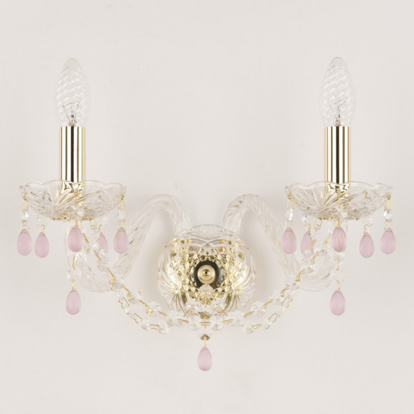 Бра хрустальные 112B/2/165 G V7010 Bohemia Ivele Crystal