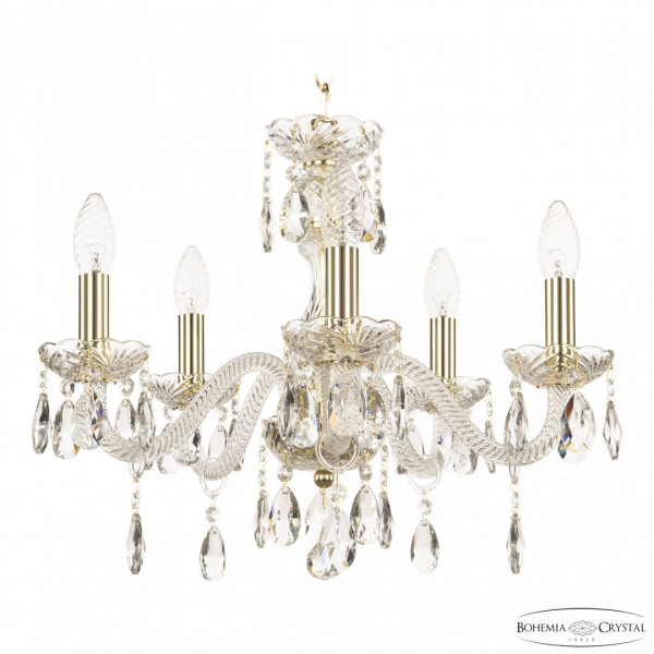 Люстра хрустальная 117/5/165 G Bohemia Ivele Crystal