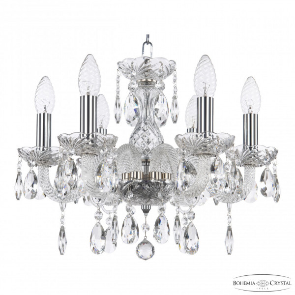 Люстра хрустальная 117/6/141 Ni Bohemia Ivele Crystal