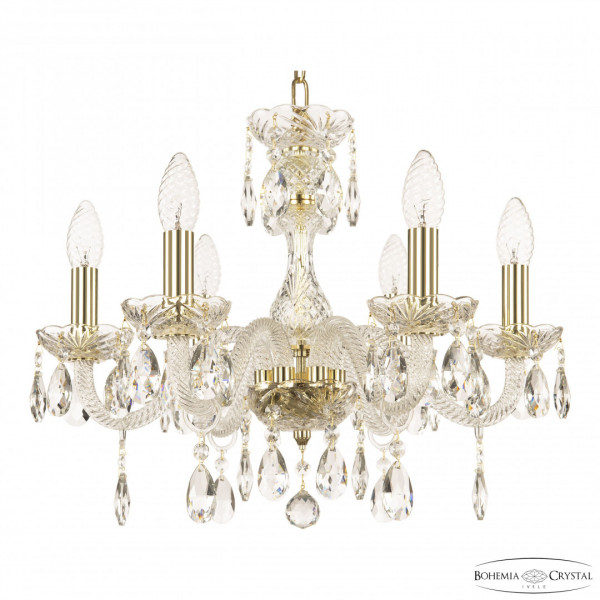 Люстра хрустальная 117/6/165 G Bohemia Ivele Crystal
