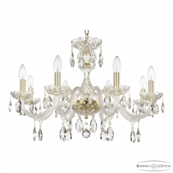 Люстра хрустальная 117/8/240 G Bohemia Ivele Crystal